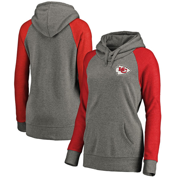 Women Kansas City Chiefs NFL Pro Line by Fanatics Branded Plus Sizes Vintage Lounge Pullover Hoodie - Heathered Gray,We sell and wholesale Women Kansas City Chiefs NFL Pro Line by Fanatics Branded Plus Sizes Vintage Lounge Pullover Hoodie - Heathered Gray on line form chian!