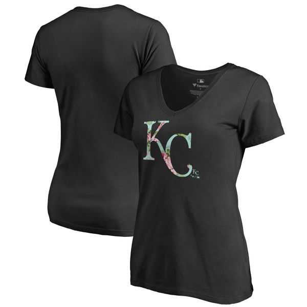 Women Kansas City Royals Fanatics Branded Lovely V Neck T-Shirt Black Fyun,We sell and wholesale Women Kansas City Royals Fanatics Branded Lovely V Neck T-Shirt Black Fyun on line form chian!