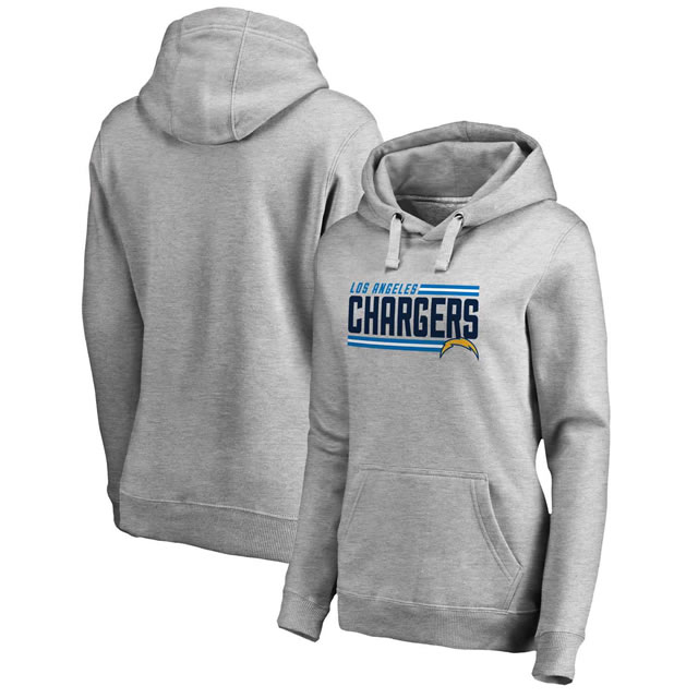 Women Los Angeles Chargers NFL Pro Line by Fanatics Branded Ash Iconic Collection On Side Stripe Pullover Hoodie 90Hou,We sell and wholesale Women Los Angeles Chargers NFL Pro Line by Fanatics Branded Ash Iconic Collection On Side Stripe Pullover Hoodie 90Hou on line form chian!
