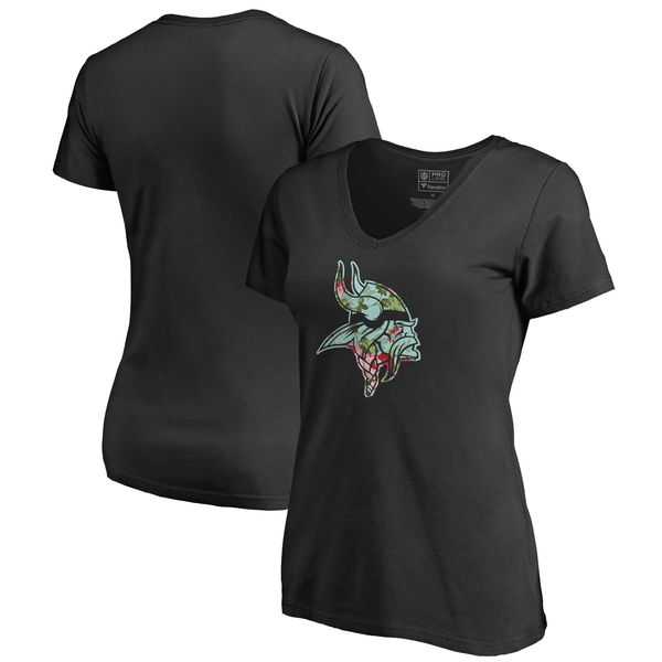 Women Minnesota Vikings NFL Pro Line by Fanatics Branded Lovely Plus Size V Neck T-Shirt Black,We sell and wholesale Women Minnesota Vikings NFL Pro Line by Fanatics Branded Lovely Plus Size V Neck T-Shirt Black on line form chian!