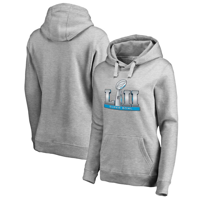Women NFL Pro Line by Fanatics Branded Heather Gray Super Bowl LII Event Pullover Hoodie 90Hou,We sell and wholesale Women NFL Pro Line by Fanatics Branded Heather Gray Super Bowl LII Event Pullover Hoodie 90Hou on line form chian!