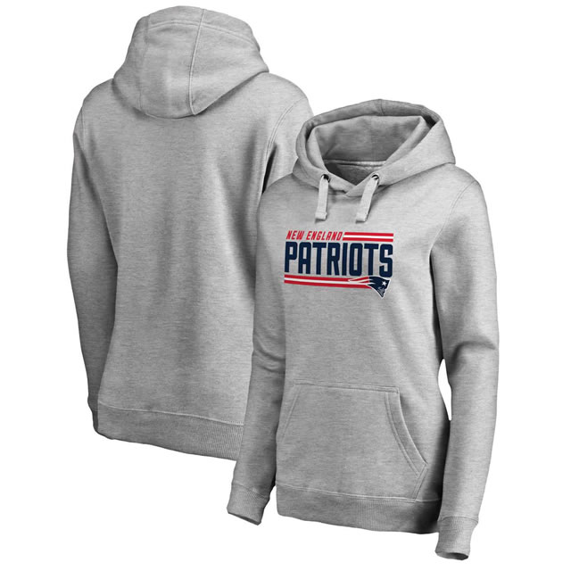 Women New England Patriots NFL Pro Line by Fanatics Branded Ash Iconic Collection On Side Stripe Pullover Hoodie 90Hou,We sell and wholesale Women New England Patriots NFL Pro Line by Fanatics Branded Ash Iconic Collection On Side Stripe Pullover Hoodie 90Hou on line form chian!