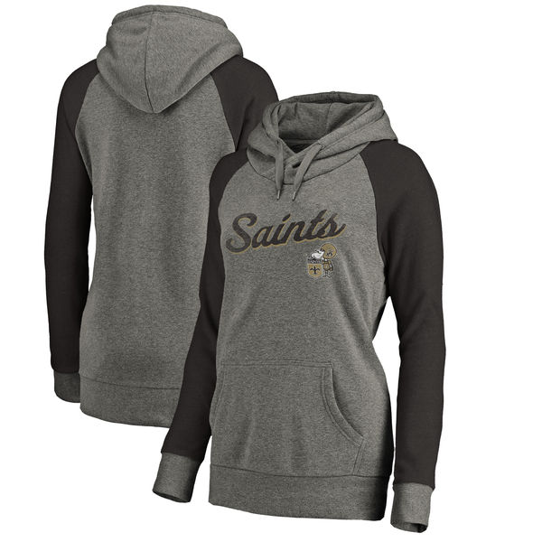 Women New Orleans Saints NFL Pro Line by Fanatics Branded Timeless Collection Rising Script Plus Size Tri-Blend Hoodie Ash,We sell and wholesale Women New Orleans Saints NFL Pro Line by Fanatics Branded Timeless Collection Rising Script Plus Size Tri-Blend Hoodie Ash on line form chian!