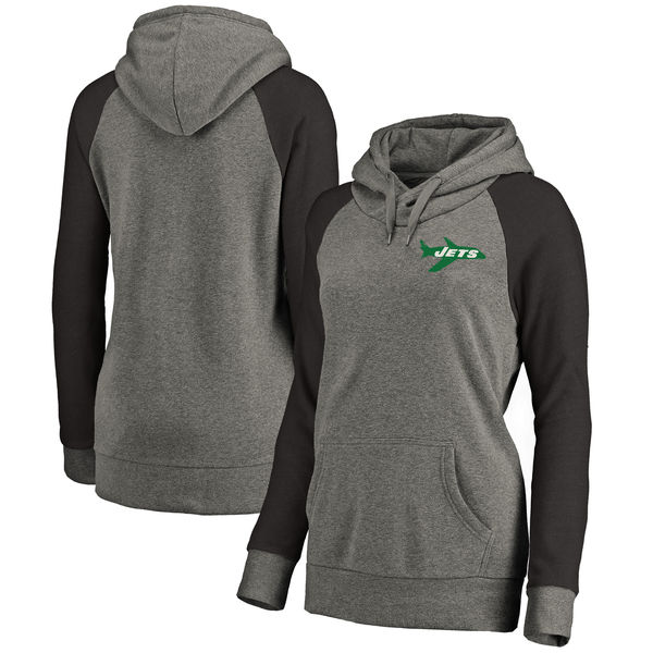 Women New York Jets NFL Pro Line by Fanatics Branded Plus Sizes Vintage Lounge Pullover Hoodie - Heathered Gray,We sell and wholesale Women New York Jets NFL Pro Line by Fanatics Branded Plus Sizes Vintage Lounge Pullover Hoodie - Heathered Gray on line form chian!
