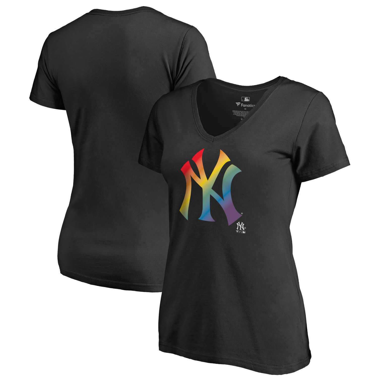 Women New York Yankees Fanatics Branded Pride Black T Shirt Fyun,We sell and wholesale Women New York Yankees Fanatics Branded Pride Black T Shirt Fyun on line form chian!