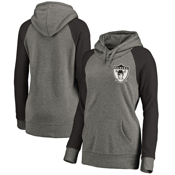 Women Oakland Raiders NFL Pro Line by Fanatics Branded Plus Sizes Vintage Lounge Pullover Hoodie Heathered Gray,We sell and wholesale Women Oakland Raiders NFL Pro Line by Fanatics Branded Plus Sizes Vintage Lounge Pullover Hoodie Heathered Gray on line form chian!