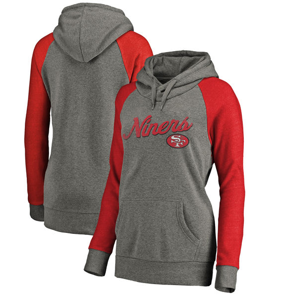 Women San Francisco 49ers NFL Pro Line by Fanatics Branded Timeless Collection Rising Script Plus Size Tri-Blend Hoodie Ash,We sell and wholesale Women San Francisco 49ers NFL Pro Line by Fanatics Branded Timeless Collection Rising Script Plus Size Tri-Blend Hoodie Ash on line form chian!