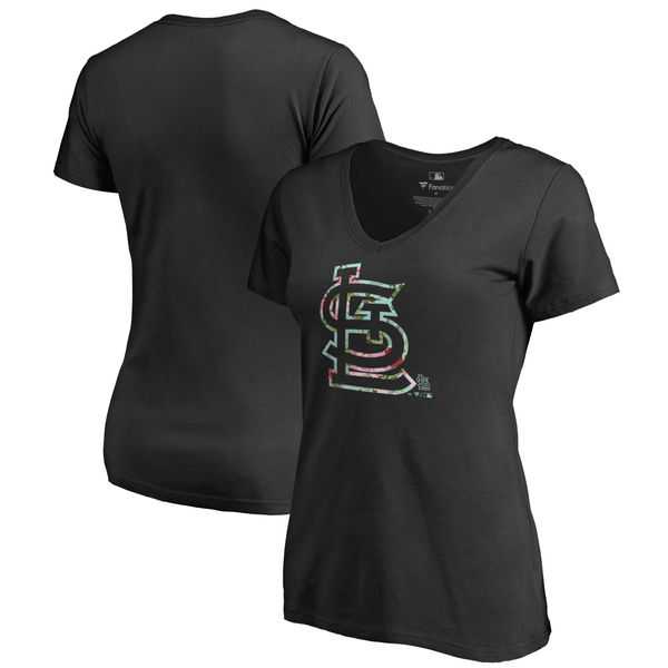Women St. Louis Cardinals Fanatics Branded Lovely V Neck T-Shirt Black Fyun,We sell and wholesale Women St. Louis Cardinals Fanatics Branded Lovely V Neck T-Shirt Black Fyun on line form chian!