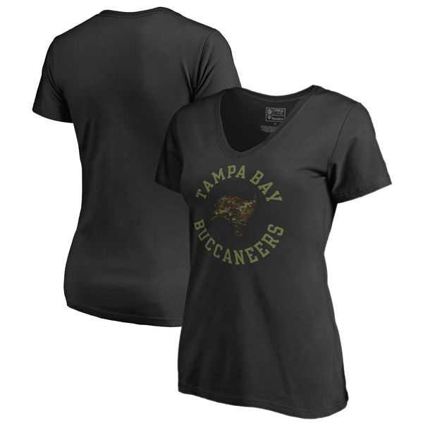 Women Tampa Bay Buccaneers NFL Pro Line by Fanatics Branded Camo Collection Liberty Plus Size V Neck T-Shirt Black,We sell and wholesale Women Tampa Bay Buccaneers NFL Pro Line by Fanatics Branded Camo Collection Liberty Plus Size V Neck T-Shirt Black on line form chian!