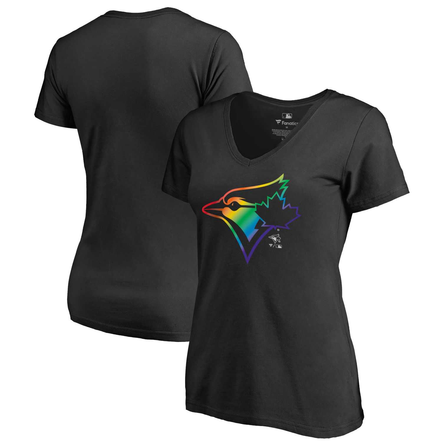 Women Toronto Blue Jays Fanatics Branded Black Big & Tall Pride T Shirt Fyun,We sell and wholesale Women Toronto Blue Jays Fanatics Branded Black Big & Tall Pride T Shirt Fyun on line form chian!