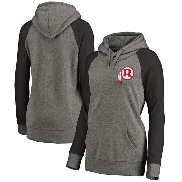 Women Washington Redskins NFL Pro Line by Fanatics Branded Plus Sizes Vintage Lounge Pullover Hoodie - Heathered Gray,We sell and wholesale Women Washington Redskins NFL Pro Line by Fanatics Branded Plus Sizes Vintage Lounge Pullover Hoodie - Heathered Gray on line form chian!