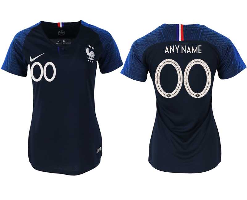 Women France Home 2018 FIFA World Cup Customized Soccer Jersey,We sell and wholesale Women France Home 2018 FIFA World Cup Customized Soccer Jersey on line form chian!