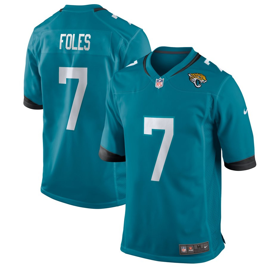 Nike Jaguars 7 Nick Foles Teal Team Color Game Jersey Dzhi,We sell and wholesale Nike Jaguars 7 Nick Foles Teal Team Color Game Jersey Dzhi on line form chian!