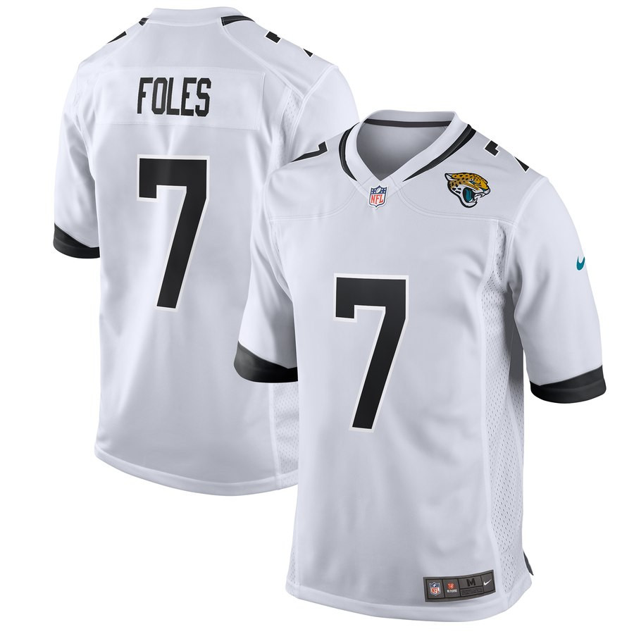 Nike Jaguars 7 Nick Foles White Team Color Game Jersey Dzhi,We sell and wholesale Nike Jaguars 7 Nick Foles White Team Color Game Jersey Dzhi on line form chian!