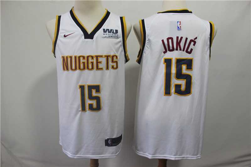 Nuggets 15 Nikola Jokic White Nike Swingman Jersey,We sell and wholesale Nuggets 15 Nikola Jokic White Nike Swingman Jersey on line form chian!