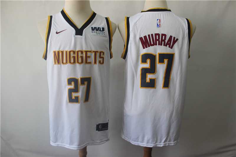 Nuggets 27 Jamal Murray White Nike Swingman Jersey,We sell and wholesale Nuggets 27 Jamal Murray White Nike Swingman Jersey on line form chian!