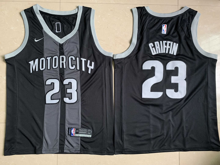 Pistons 23 Blake Griffin Black City Edition Nike Swingman Jersey,We sell and wholesale Pistons 23 Blake Griffin Black City Edition Nike Swingman Jersey on line form chian!