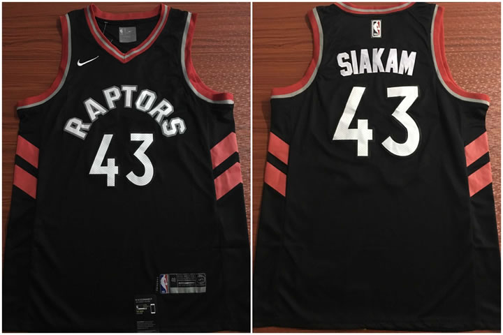 Raptors 43 Pascal Siakam Black Nike Swingman Jersey,We sell and wholesale Raptors 43 Pascal Siakam Black Nike Swingman Jersey on line form chian!