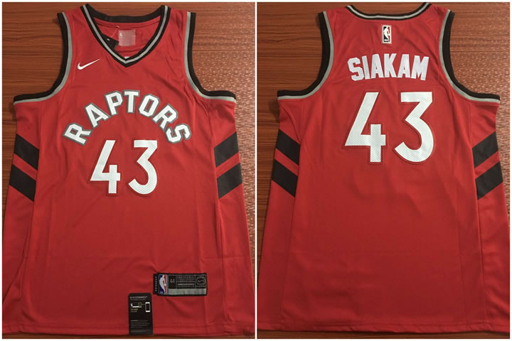 Raptors 43 Pascal Siakam Red Nike Swingman Jersey,We sell and wholesale Raptors 43 Pascal Siakam Red Nike Swingman Jersey on line form chian!