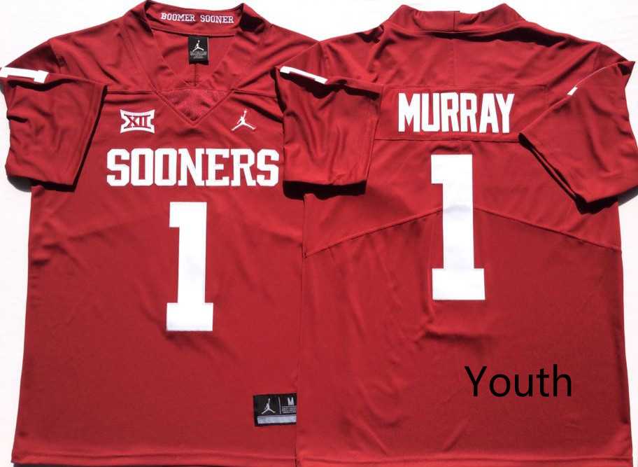 Youth Oklahoma Sooners 1 Kyler Murray Red College Football Jersey (1),We sell and wholesale Youth Oklahoma Sooners 1 Kyler Murray Red College Football Jersey (1) on line form chian!