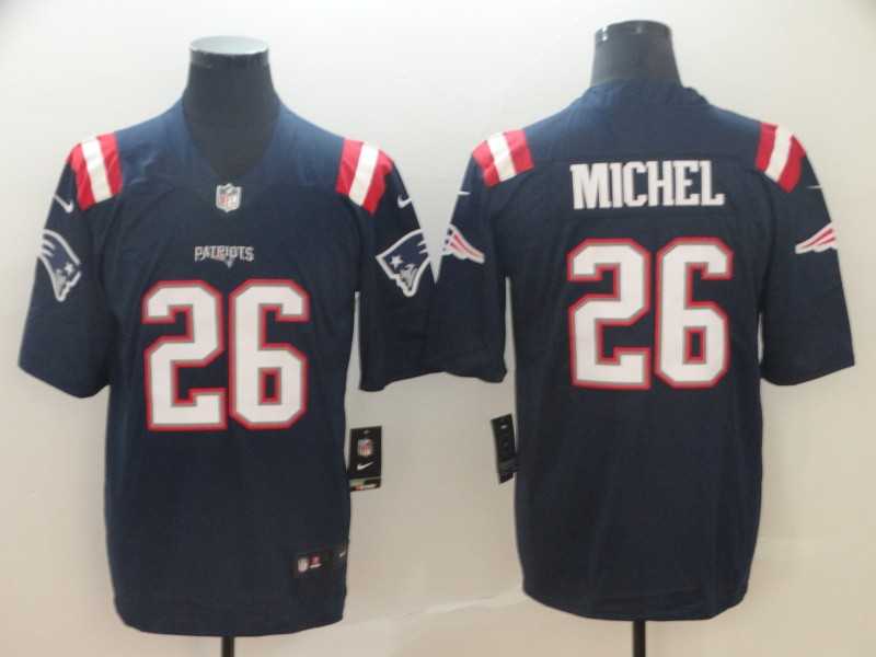 Nike Patriots 26 Sony Michel Navy Color Rush Limited Jerseys,We sell and wholesale Nike Patriots 26 Sony Michel Navy Color Rush Limited Jerseys on line form chian!