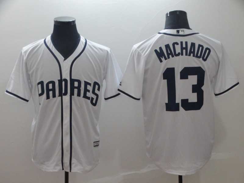 Padres 13 Manny Machado White Cool Base Jersey,We sell and wholesale Padres 13 Manny Machado White Cool Base Jersey on line form chian!