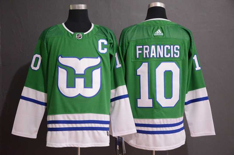 Whalers 10 Ron Francis Green Adidas Jersey,We sell and wholesale Whalers 10 Ron Francis Green Adidas Jersey on line form chian!
