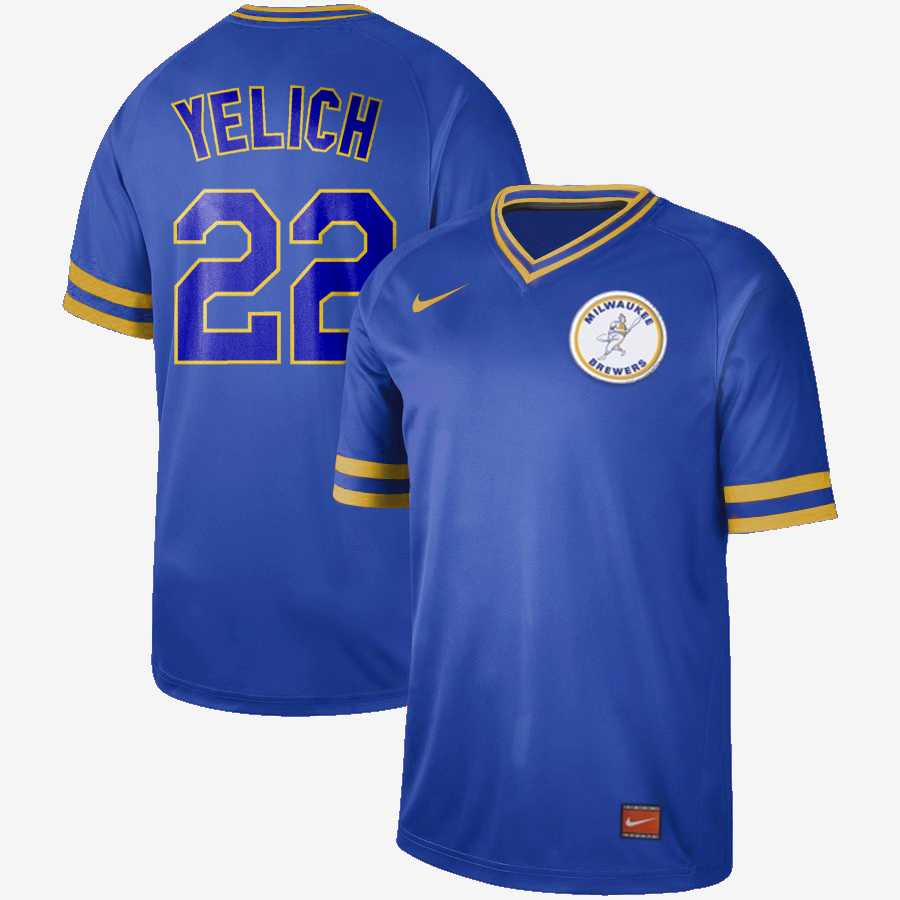 Brewers 22 Christian Yelich Royal Throwback Jersey Dzhi,We sell and wholesale Brewers 22 Christian Yelich Royal Throwback Jersey Dzhi on line form chian!
