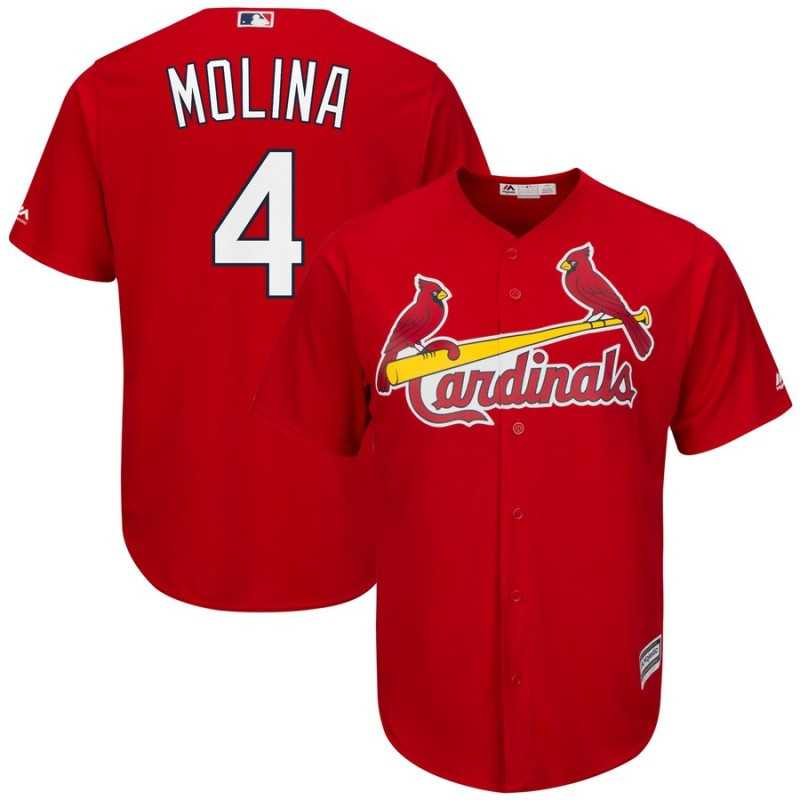 Cardinals 4 Yadier Molina Red Cool Base Jersey Dzhi,We sell and wholesale Cardinals 4 Yadier Molina Red Cool Base Jersey Dzhi on line form chian!