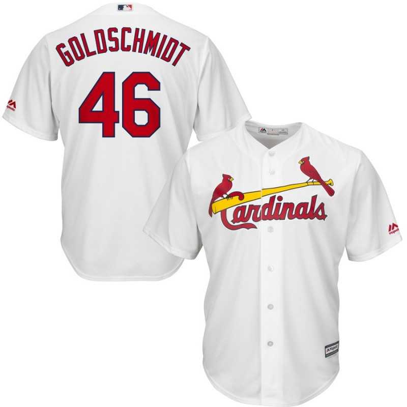 Cardinals 46 Paul Goldschmidt White Cool Base MLB Jersey Dzhi,We sell and wholesale Cardinals 46 Paul Goldschmidt White Cool Base MLB Jersey Dzhi on line form chian!