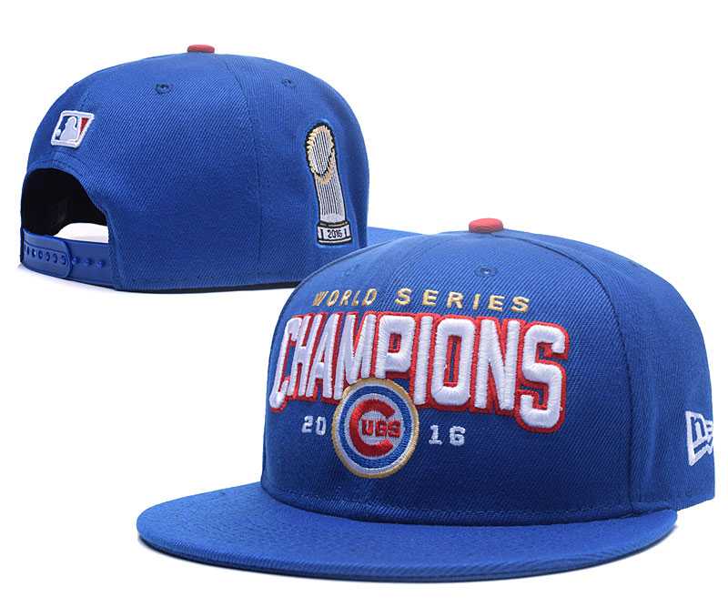 Cubs Fresh Logo Blue 2016 World Series Champions Adjustable Hat GS,We sell and wholesale Cubs Fresh Logo Blue 2016 World Series Champions Adjustable Hat GS on line form chian!