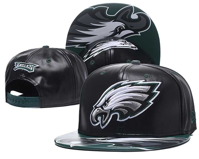 Eagles Fresh Logo Black Leather Adjustable Hat GS,We sell and wholesale Eagles Fresh Logo Black Leather Adjustable Hat GS on line form chian!
