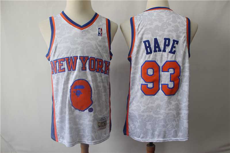Knicks 93 Bape Gray 1998 99 Hardwood Classics Jersey,We sell and wholesale Knicks 93 Bape Gray 1998 99 Hardwood Classics Jersey on line form chian!