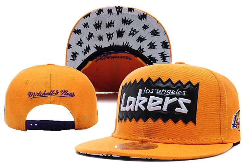 Lakers Team Logo Yellow Mitchell & Ness Adjustable Hat LX,We sell and wholesale Lakers Team Logo Yellow Mitchell & Ness Adjustable Hat LX on line form chian!