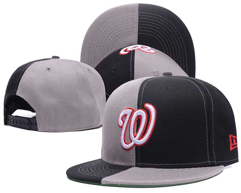 Nationals Team Logo Gray Black Adjustable Hat GS,We sell and wholesale Nationals Team Logo Gray Black Adjustable Hat GS on line form chian!
