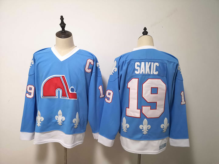 Nordiques 19 Joe Sakic Blue CCM Jersey,We sell and wholesale Nordiques 19 Joe Sakic Blue CCM Jersey on line form chian!