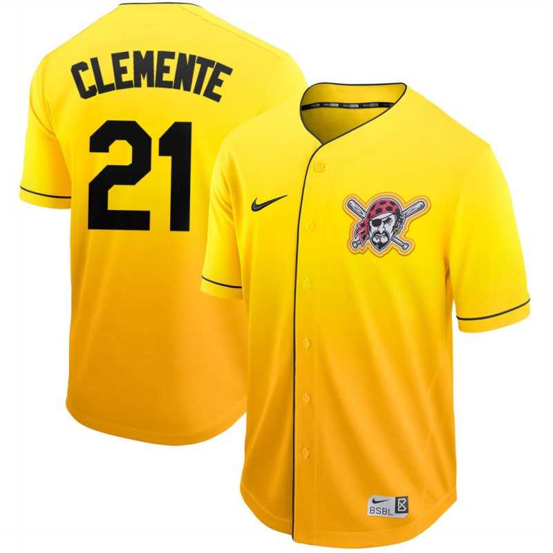 Pirates 21 Roberto Clemente Yellow Drift Fashion Jersey Dzhi,We sell and wholesale Pirates 21 Roberto Clemente Yellow Drift Fashion Jersey Dzhi on line form chian!