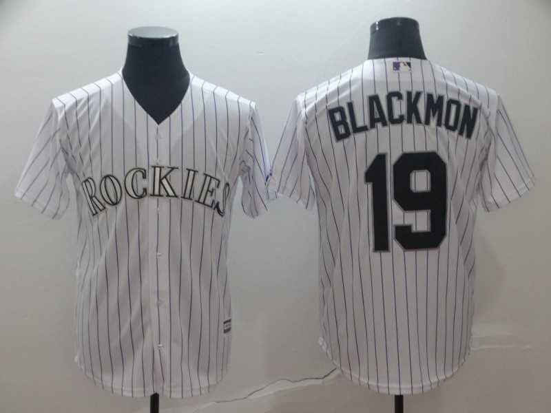 Rockies 19 Charlie Blackmon White Cool Base Jersey,We sell and wholesale Rockies 19 Charlie Blackmon White Cool Base Jersey on line form chian!