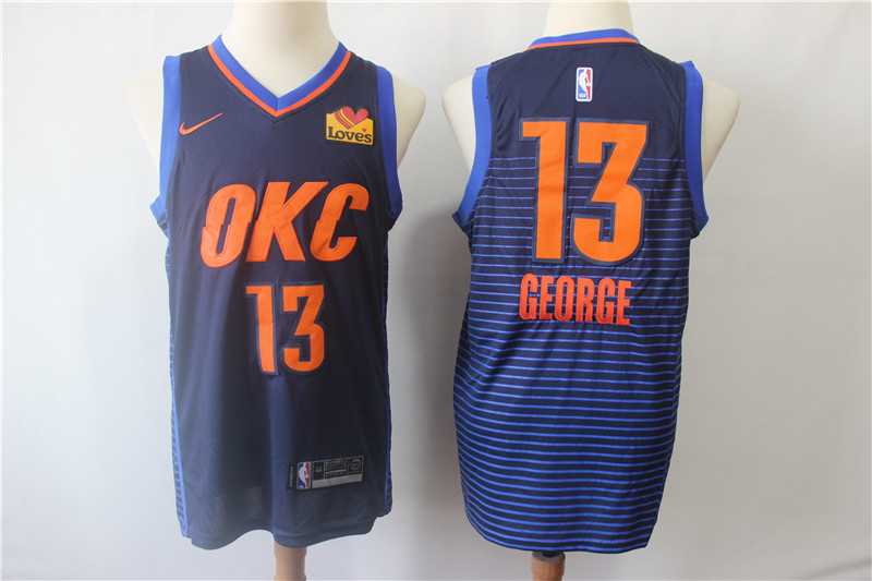 Thunder 13 Paul George Navy City Edition Nike Swingman Jersey,We sell and wholesale Thunder 13 Paul George Navy City Edition Nike Swingman Jersey on line form chian!