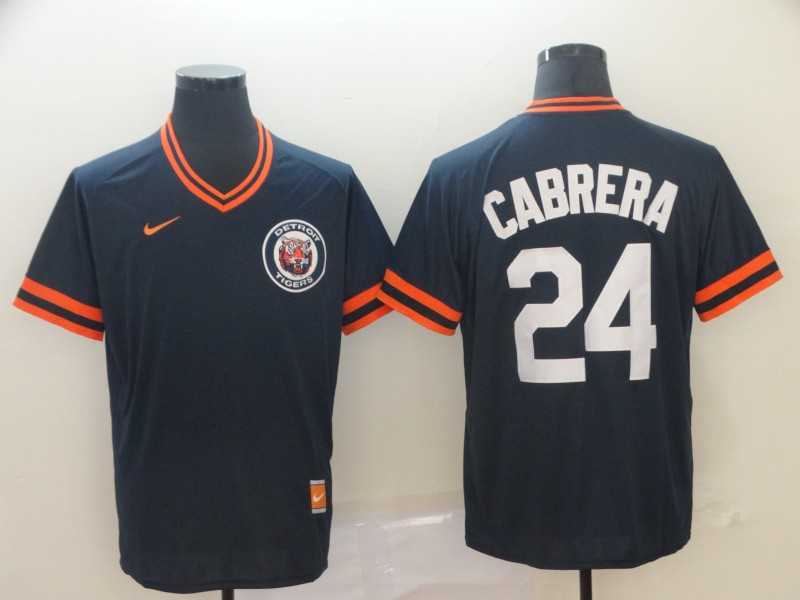 Tigers 24 Miguel Cabrera Navy Throwback Jersey,We sell and wholesale Tigers 24 Miguel Cabrera Navy Throwback Jersey on line form chian!