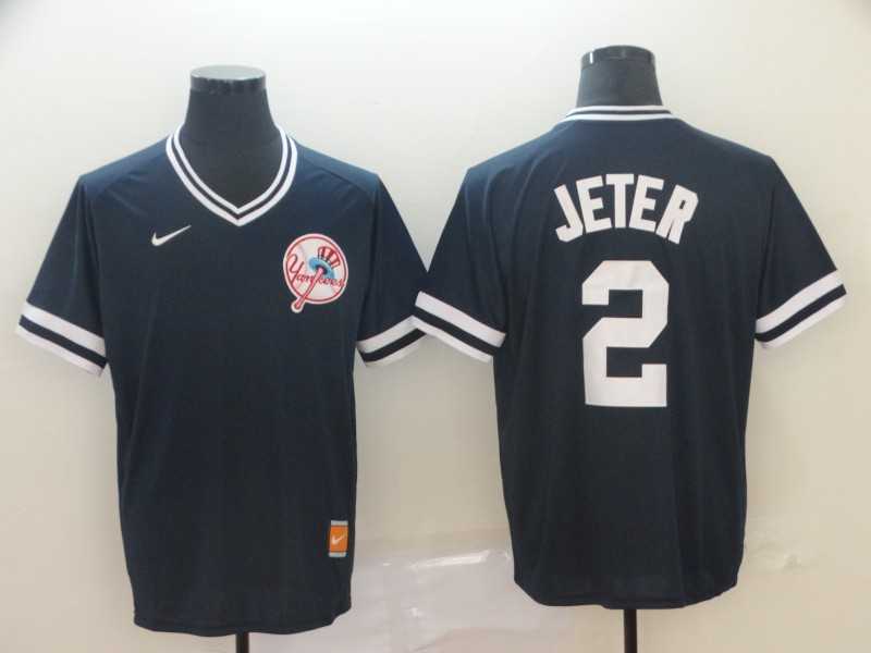 Yankees 2 Derek Jeter Black Throwback Jersey,We sell and wholesale Yankees 2 Derek Jeter Black Throwback Jersey on line form chian!
