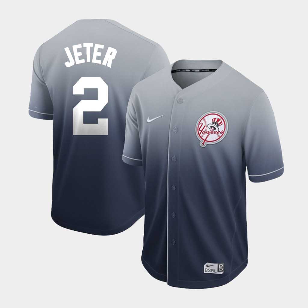 Yankees 2 Derek Jeter Gray Drift Fashion Jersey Dzhi,We sell and wholesale Yankees 2 Derek Jeter Gray Drift Fashion Jersey Dzhi on line form chian!