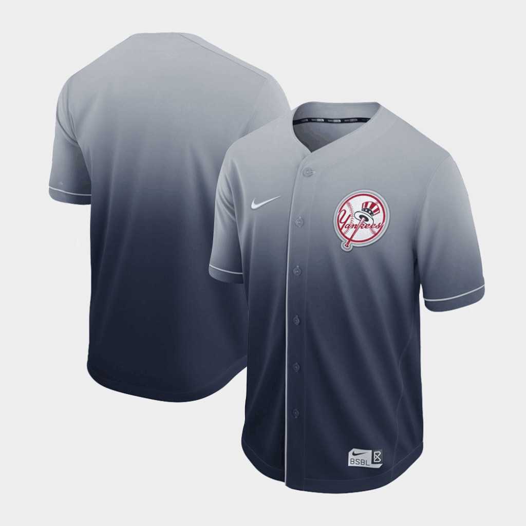 Yankees Blank Gray Drift Fashion Jersey Dzhi,We sell and wholesale Yankees Blank Gray Drift Fashion Jersey Dzhi on line form chian!