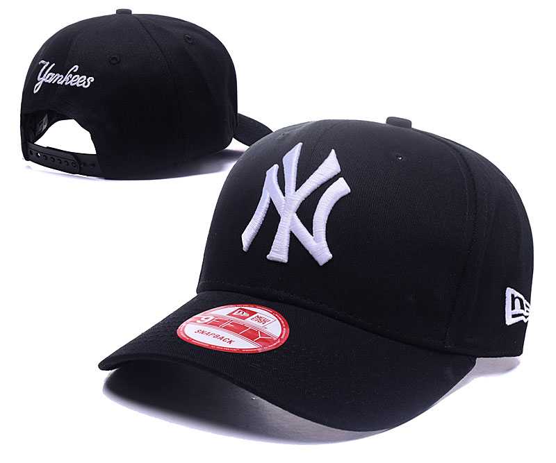 Yankees Fresh Logo All Black Peaked Adjustable Hat GS,We sell and wholesale Yankees Fresh Logo All Black Peaked Adjustable Hat GS on line form chian!