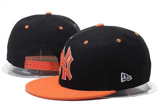 Yankees Fresh Logo Black Orange Adjustable Hat G,We sell and wholesale Yankees Fresh Logo Black Orange Adjustable Hat G on line form chian!