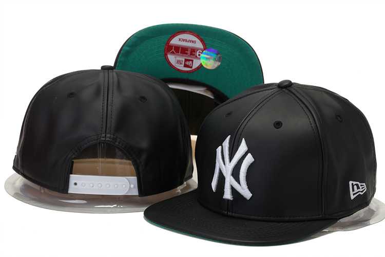Yankees Team Logo Black Leather Adjustable Hat GS,We sell and wholesale Yankees Team Logo Black Leather Adjustable Hat GS on line form chian!