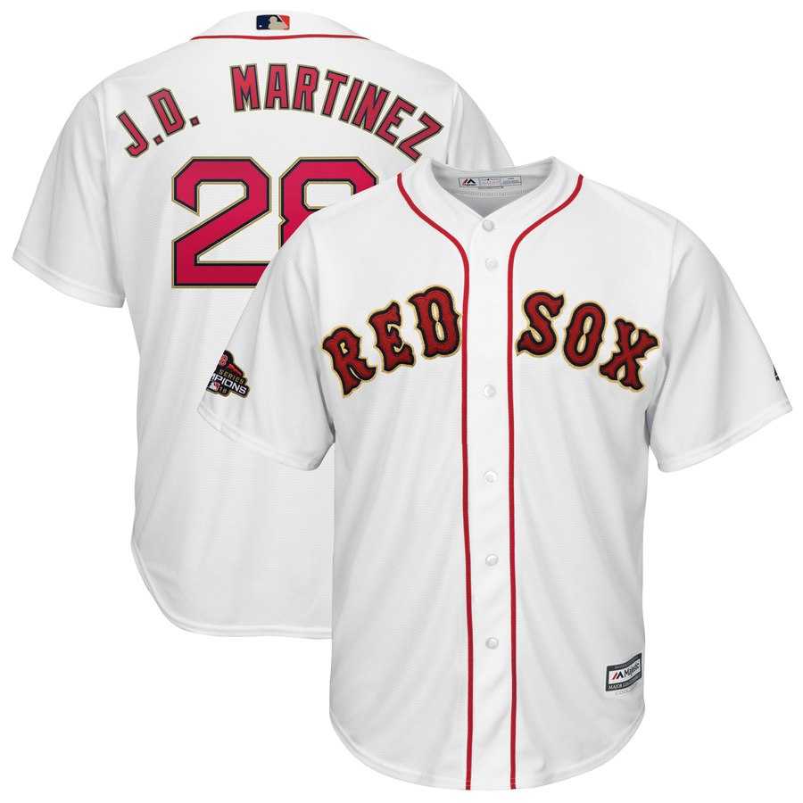 Youth Red Sox 28 J.D. Martinez White 2019 Gold Program Cool Base Jersey Dzhi,We sell and wholesale Youth Red Sox 28 J.D. Martinez White 2019 Gold Program Cool Base Jersey Dzhi on line form chian!