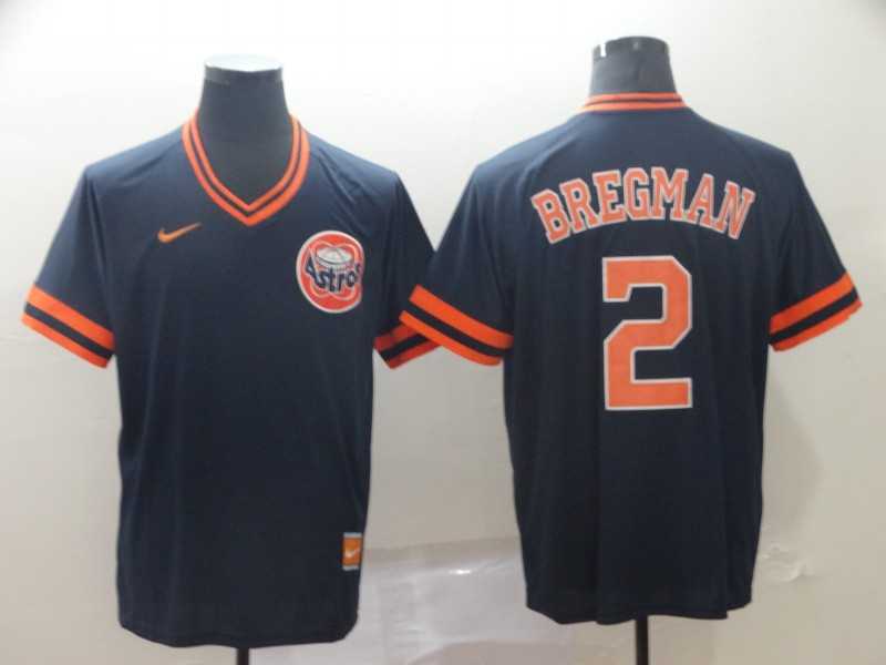 Astros 2 Alex Bregman Navy Throwback Jerseys,We sell and wholesale Astros 2 Alex Bregman Navy Throwback Jerseys on line form chian!