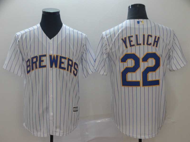 Brewers 22 Christian Yelich White Cool Base Jerseys,We sell and wholesale Brewers 22 Christian Yelich White Cool Base Jerseys on line form chian!
