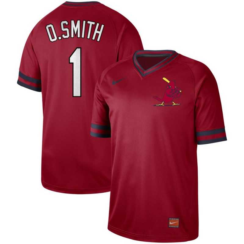 Cardinals 1 O.Smith Red Throwback Jersey Dzhi,We sell and wholesale Cardinals 1 O.Smith Red Throwback Jersey Dzhi on line form chian!